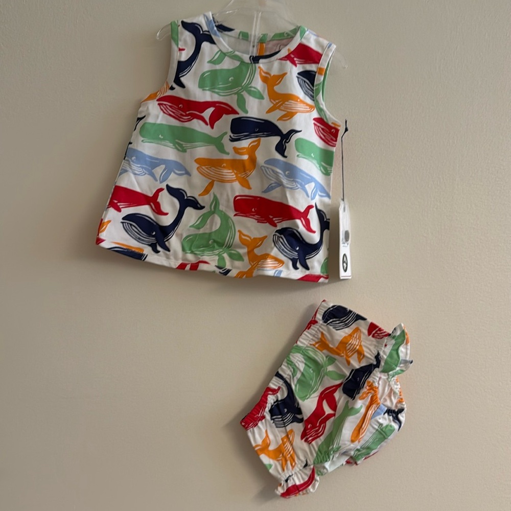 Classic Prep Girls 2 Piece Short Set